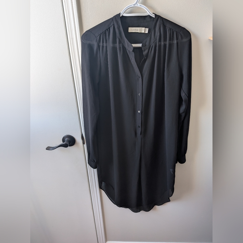 Costa Blanca Charcoal Button-Up Shirt